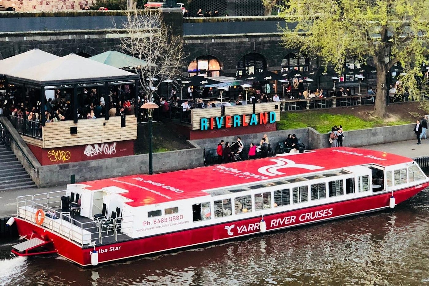 Melba star of yarra river cruises docking